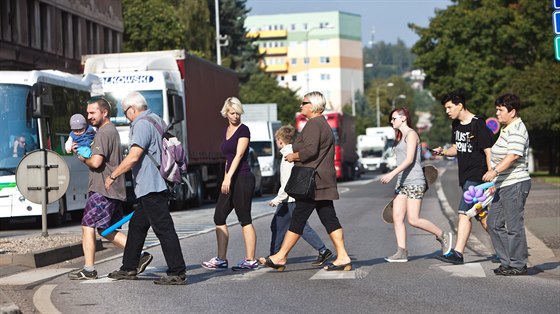 Píznivci obchvatu Náchoda blokovali mezinárodní silnici E67 naposledy v záí 2014, nyní budou blokády na polské stran silnice.