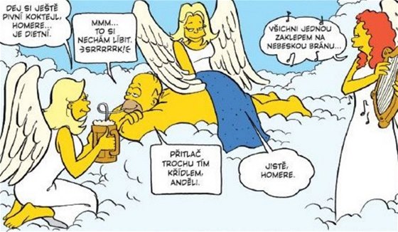 Z komiksu Simpsonovi - Píbhy ze záhrobí