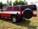 Hummer, který hasii dostali od stráník.