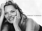 Topmodelka Kate Moss v podzimn kampani Davida Yurmana