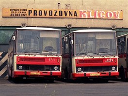 Autobusy typu B731 vozily Praany mstskou dopravou od roku 1982