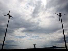 John Booth, who was project director for the Eigg electric project poses for a...