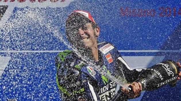 SPOKOJENÝ. Valentino Rossi po Velké cen San Marina.