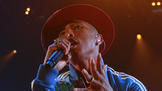 Producent Pharrell Williams odehrl svou tuzemskou premiru 17.9. 2014 v prask O2 arn.