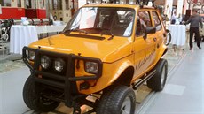 Verze Fiatu 126p s názvem Little Samurai. Technické a dopravní muzeum ve ttín