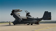 Americký konvertoplán CV-22B Osprey na Dnech NATO v Ostrav