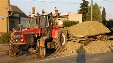 Váná dopravní nehoda v ulici T. G. Masaryka v Ostromi na Jiínsku. (17. 9....