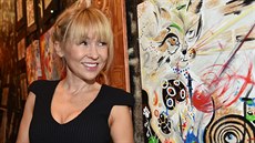 Kateina Hrachovcová se pedstavila tentokrát jako výtvarnice.