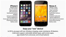 Srovnání iPhone 6 a Nexusu 4