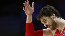 panlský pivot Pau Gasol lituje promarnné ance.