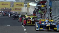 Pole jezdců v závodě formule E Pole jezdců v závodě formule E