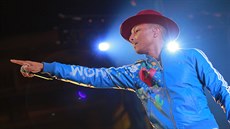 Producent Pharrell Williams odehrál svou tuzemskou premiéru 17.9. 2014 v... Producent Pharrell Williams odehrál svou tuzemskou premiéru 17.9. 2014 v...
