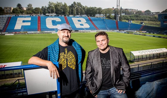 Rostislav Petík (vlevo) a Luká Hudeek provázejí kadé utkání Baníku Ostrava...