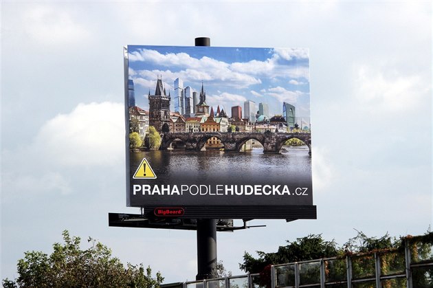 Svaz provozovatel venkovní reklamy spustil kampa Praha podle Hudeka...