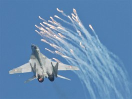 Letov ukzka slovenskho MiG-29 na Dnech NATO v Ostrav