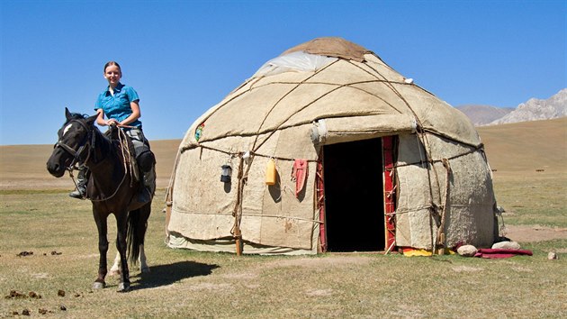 Na konci srpna v kyrgyzskch horch, kousek od jezera Song Kul