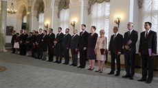 Nová polská vláda Ewy Kopaczové sloila v Prezidentském paláci ve Varav...