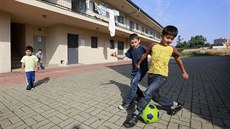 Lokalita pro sociálně slabé na pražském Černém Mostě, kterou zřídila zdejší... Lokalita pro sociálně slabé na pražském Černém Mostě, kterou zřídila zdejší...