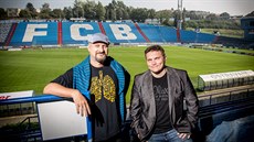 Rostislav Petřík (vlevo) a Lukáš Hudeček provázejí každé utkání Baníku Ostrava... Rostislav Petřík (vlevo) a Lukáš Hudeček provázejí každé utkání Baníku Ostrava...