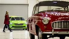 Během oslav 80. výročí automobilky Škoda Auto v Kvasinách mohli návštěvníci... Během oslav 80. výročí automobilky Škoda Auto v Kvasinách mohli návštěvníci...