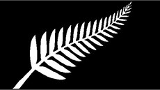 Jeden z návrh na novou vlajku Nového Zélandu