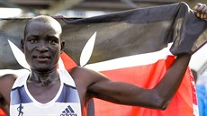 Keňský vytrvalec Denis Kimetto zaběhl v Berlíně nejrychlejší maratonský výkon... Keňský vytrvalec Denis Kimetto zaběhl v Berlíně nejrychlejší maratonský výkon...