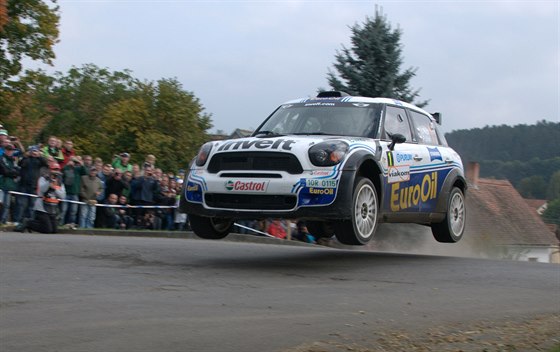 Václav Pech pi Rallye Píbram.