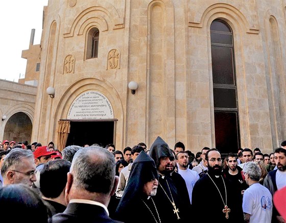 Kostel St. Martyrs Armenian v syrském mst Deir ez-Zor