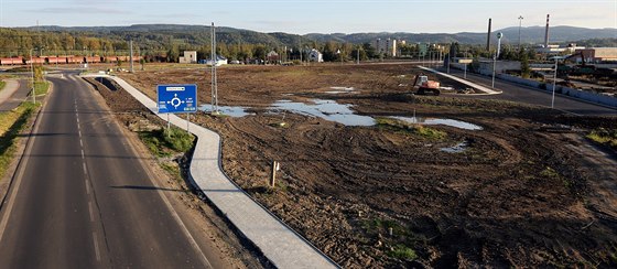 Prmyslová zóna v Novém Sedle na Sokolovsku.