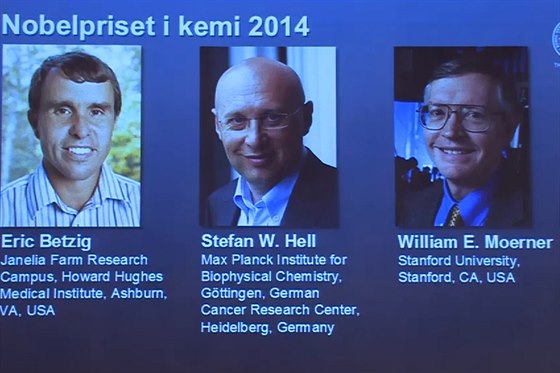 Laureáti Nobelovy ceny za chemii v roce 2014