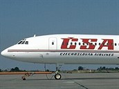 Pes pelomov rok 1989 peletly SA se starmi typy Jak-40, Tu-134, Il-62 a...