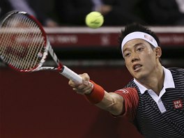 Kei Niikori ve finle turnaje v Tokiu. 