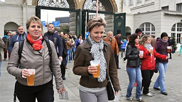 O vkendu se v arelu Pilsner Urquell uskutenily oslavy 172. vro vyhlenho leku.