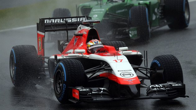 NA TRATI. Jules Bianchi ve Velk cen Japonska formule 1. 