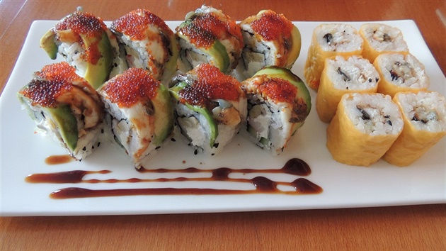Japonské speciality v podniku Sushi Bar Made in Japan