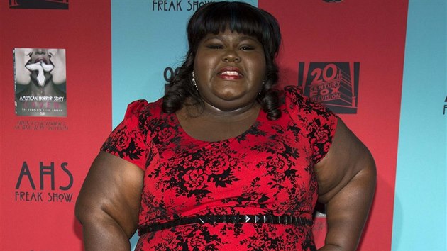 Gabourey Sidibe na premie serilu American Horror Story: Freak Show (Los Angeles, 5. z 2014)