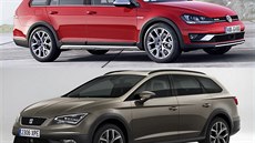 Volkswagen Golf Alltrack a Seat Leon X-PERIENCE Volkswagen Golf Alltrack a Seat Leon X-PERIENCE