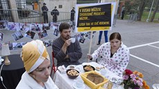 Kuchyský protest (V Rusku mete svobodn projevit názor leda tak ve své...
