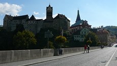 Goticko-románský hrad se pyn tyí nad Loktem u od 12. století
