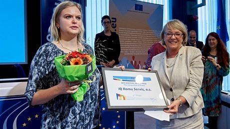 Brnnská IQ Roma získala druhé místo v souti EU Civil society price. Na...