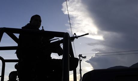 Mexická policie. Ilustraní foto