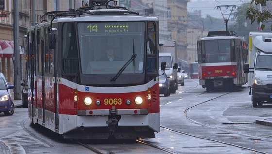 Tramvaj v Praze (ilustraní snímek)