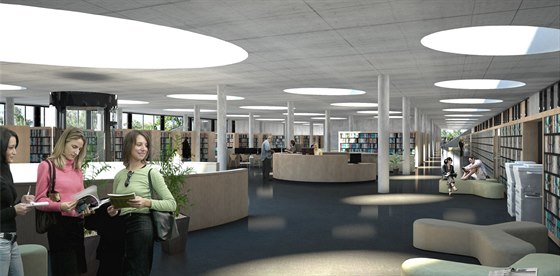 Na budoucí podob interiéru krajské knihovny se krom architekt a projektant bude podílet i samo vedení instituce.