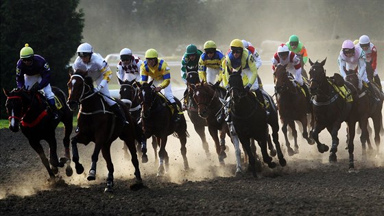 Momentka z Velké pardubické