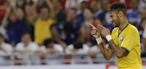 Neymar v brazilském reprezentaním dresu