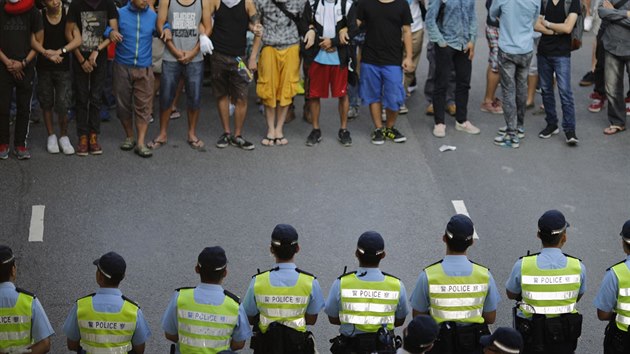 Policist rozebrali barikdy u vldnho centra.