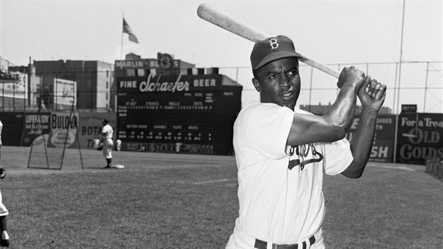 Jackie Robinson byl prvnm profesionlnm afroamerickm baseballistou.