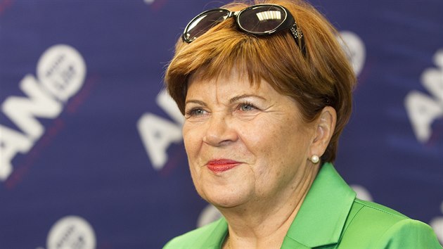 Nov zvolen sentorka za Prahu 9 Zuzana Baudyov ve tbu hnut ANO v Praze. (18. jna 2014)