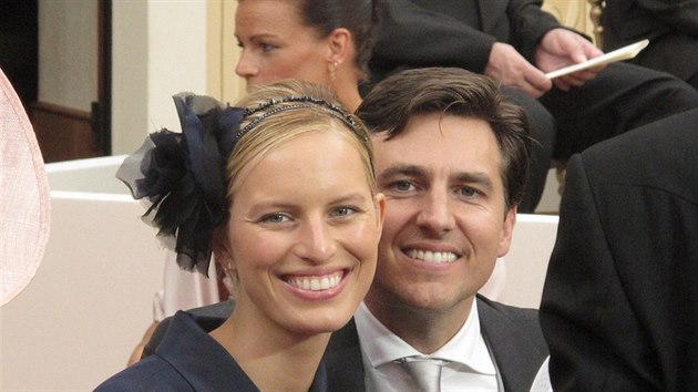 Topmodelka Karolna Kurkov s manelem na svatb v Monaku: "Bylo fajn se s n opt vidt," k Tereza Maxov.