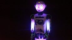 Robot Thespian v liberecké iQLANDII. Jeden z propagátor projektu Liberec -...